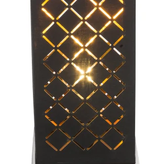 Globo Tischleuchte Clarke schwarz-gold 25 x 11 cm E14, max. 40 W