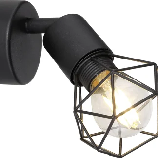 Globo 1er Spot Xara l schwarz 13,5 x 8 cm E14, max.40 W