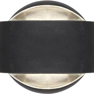 Globo LED Wandleuchte Randi schwarz 7,5 x 7 cm warmweiß