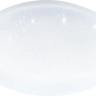 Eglo Connect LED Deckenleuchte Totari-Z weiß Ø 38 cm Kristalleffekt dimmbar