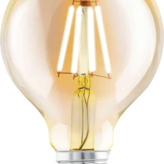 Eglo LED Leuchtmittel G80 E27 Globeform 4 W warmweiß amber