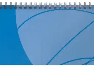 Korsch Tischkalender Professional Colourlux blau 29,8 x 10,5 cm