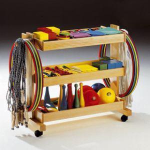 CARRELLO IN LEGNO PSICOMOTORIO
