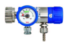 Riduttore di Pressione con Selettore a Scatti della Portata "MEDISELECT II" 25 litri 1/4''G e Presa AFNOR