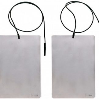 Coppia di elettrodi a piastra 22 x 15 cm con cavo per SwiSto 3