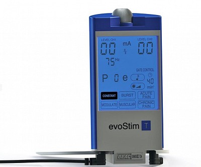 Elettrostimolatore ANTALGICO e MUSCOLARE a due canali TENS e NMS Beac evoStim T
