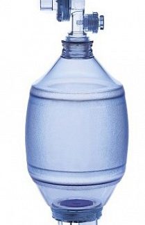 Pallone rianimatore senza maschera in PVC monouso - Adulti