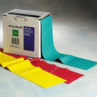 FASCIA ELASTICA THERA-BAND 22,85 m. x 10 cm - LATEX FREE - VERDE