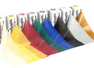 FASCIA ELASTICA THERA-BAND 45 m. x 15 cm. BLU - FORTE