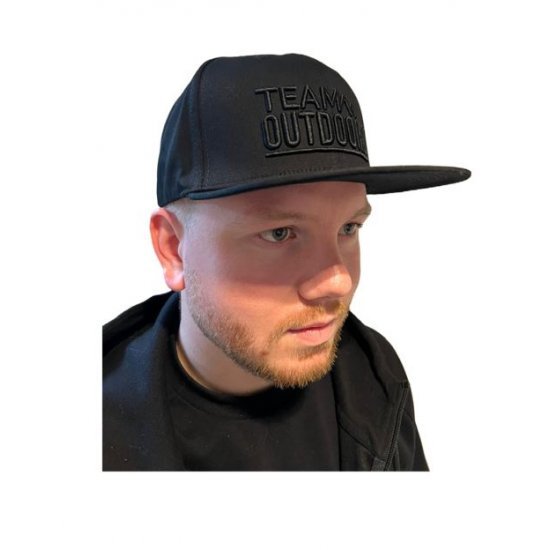 Team Outdoors Snapback Cap Black