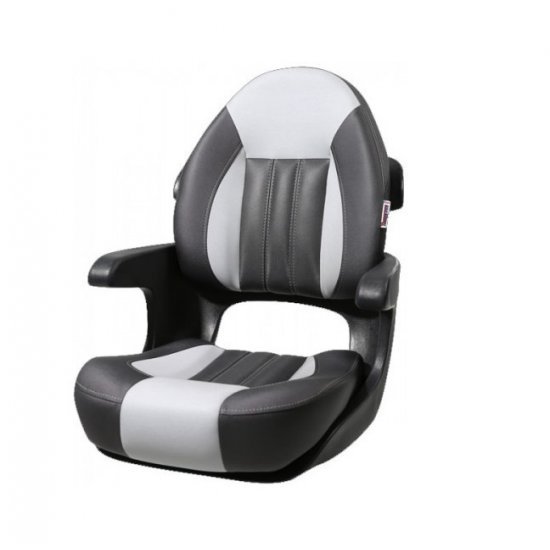 Tempress Probax Captains Boat Seat Charcoal Gray Carbon