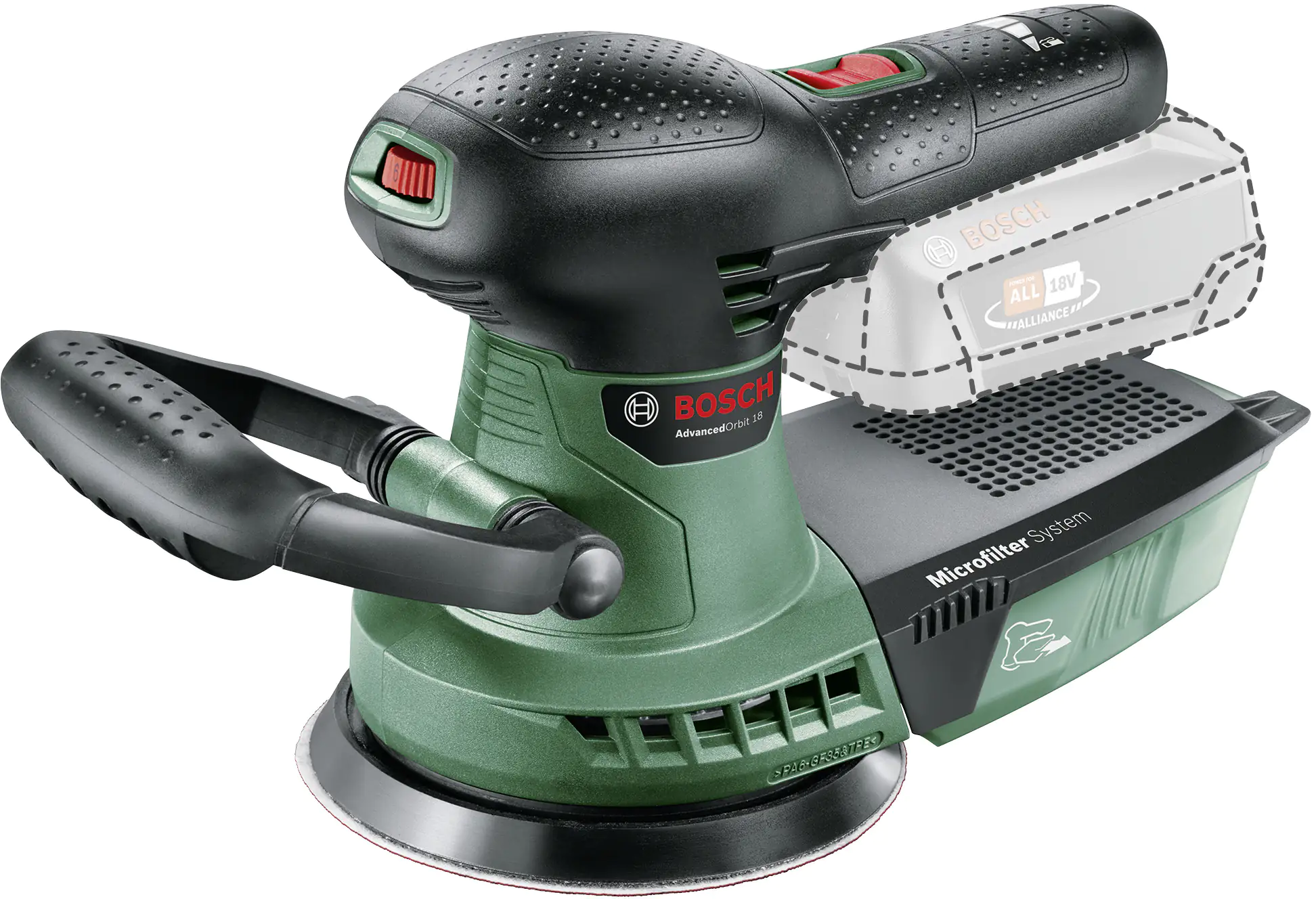 Bosch Exzenterschleifer Advanced Orbit 18 18V Solo