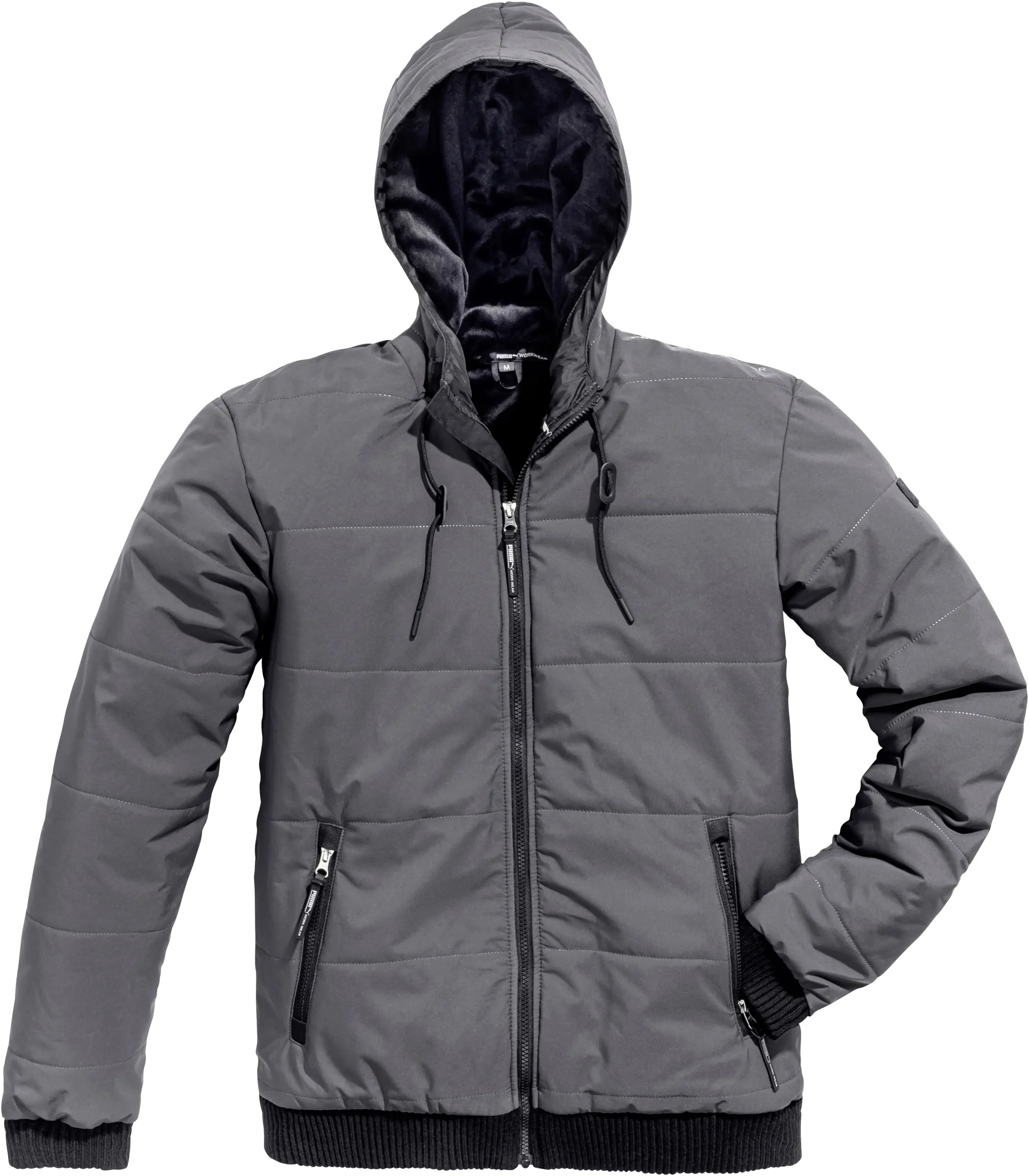 Puma Winterparka CHAMP stahlgrau/carbon