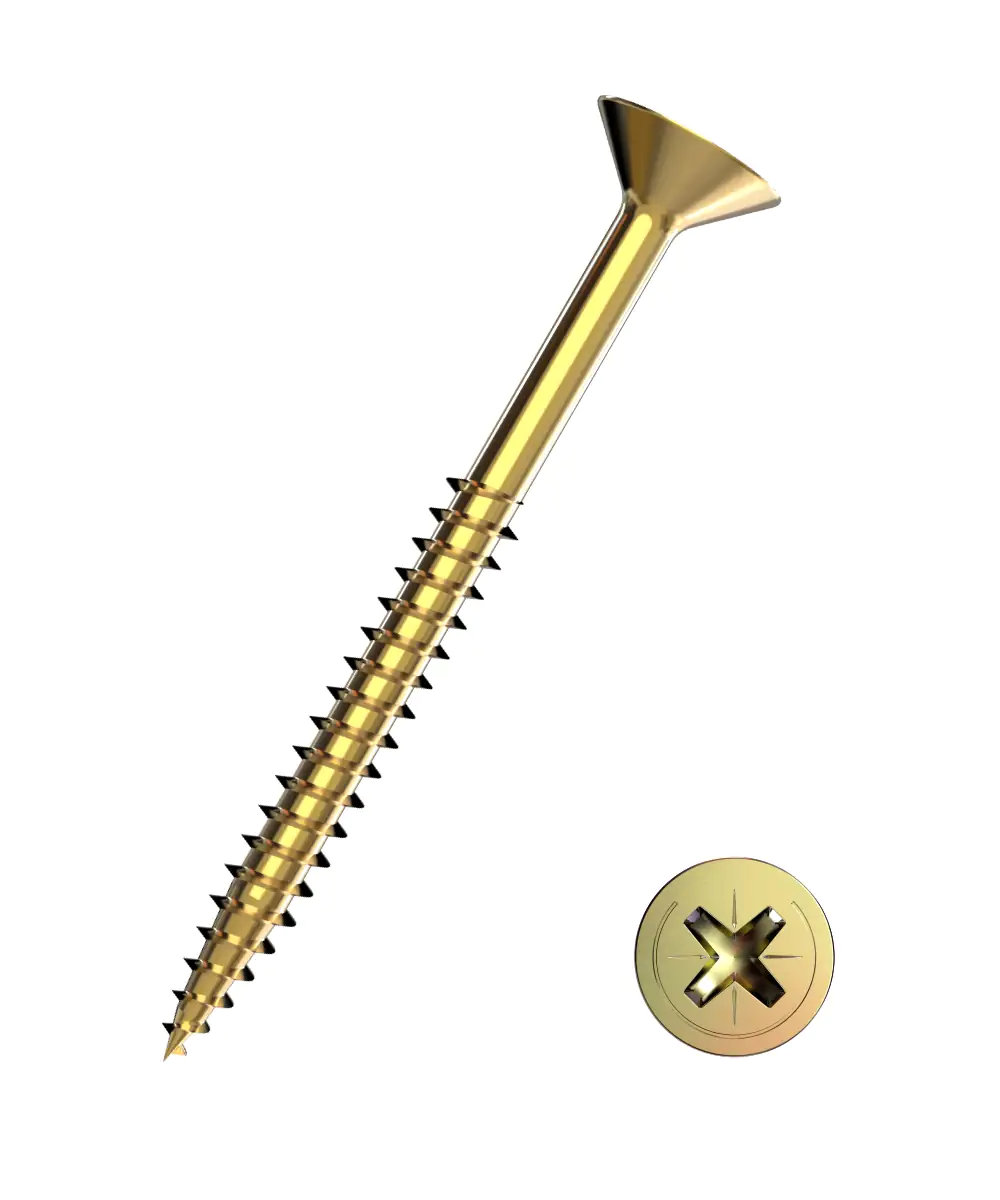 TrendLine Universalschrauben 5.0 x 80 mm PZ 2 - 175 Stück