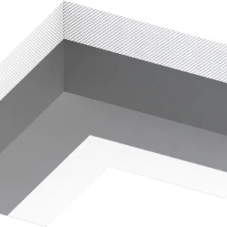 alfer Innenecken 60 mm 60 x 135 mm PVC (Kunststoff) glatt grau