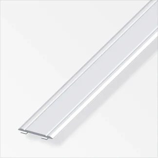 alfer Übergangsprofil 1 m, 30 x 2 mm Aluminium eloxiert silber