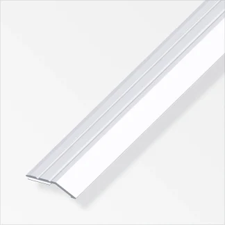 alfer Flachabschlussprofil 1 m, 30 x 5 mm Aluminium eloxiert silber