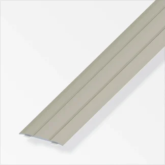 alfer Übergangsprofil 1 m, 37 x 2.5 mm Aluminium eloxiert titan