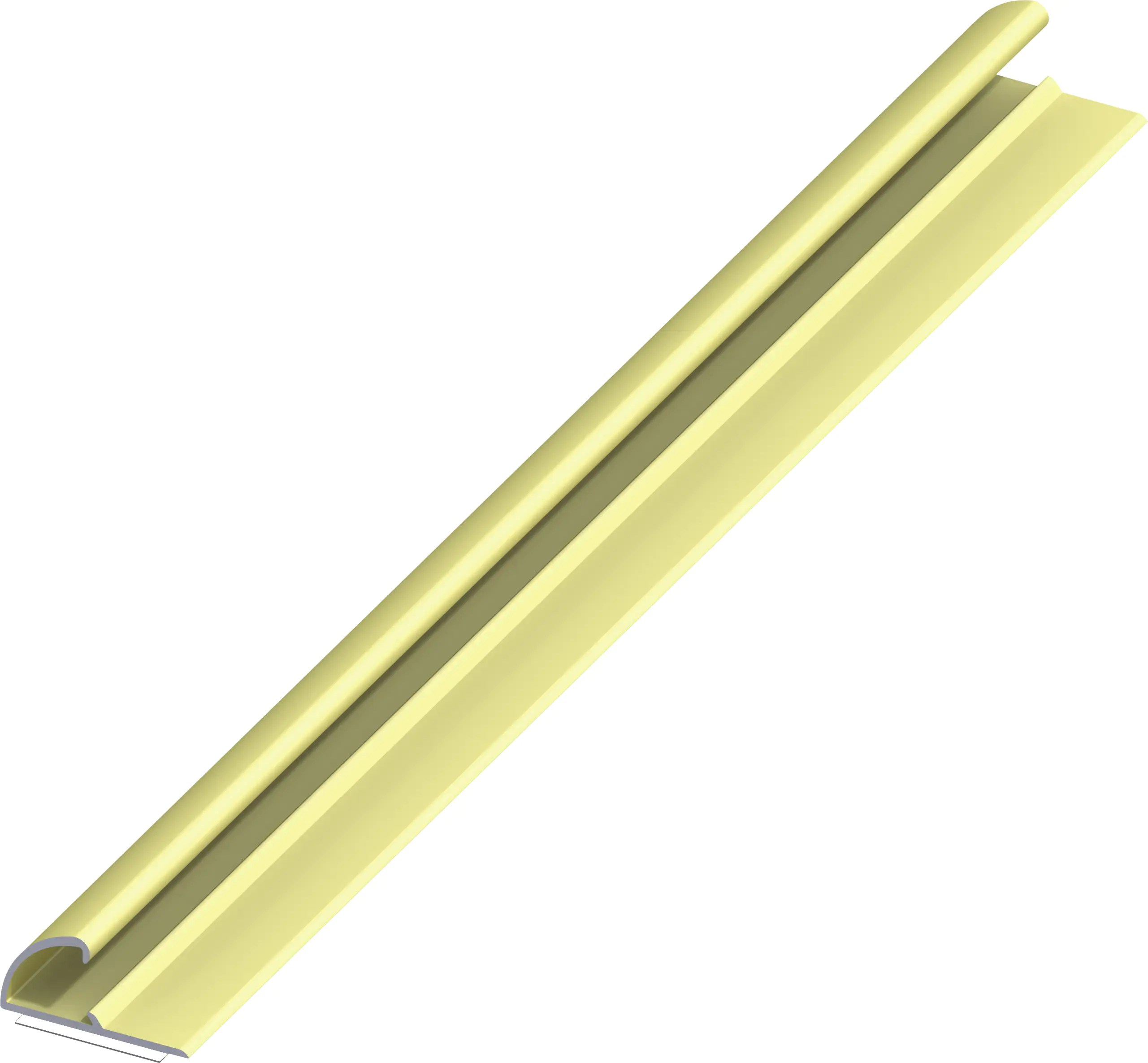alfer Einfassprofil 1 m, 26 x 13 mm Aluminium eloxiert messing