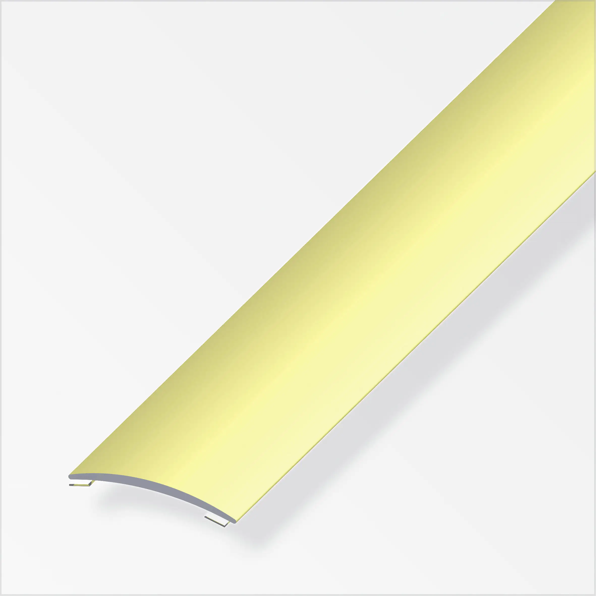 alfer Übergangsprofil 2 m, 30 x 5 mm Aluminium eloxiert messing