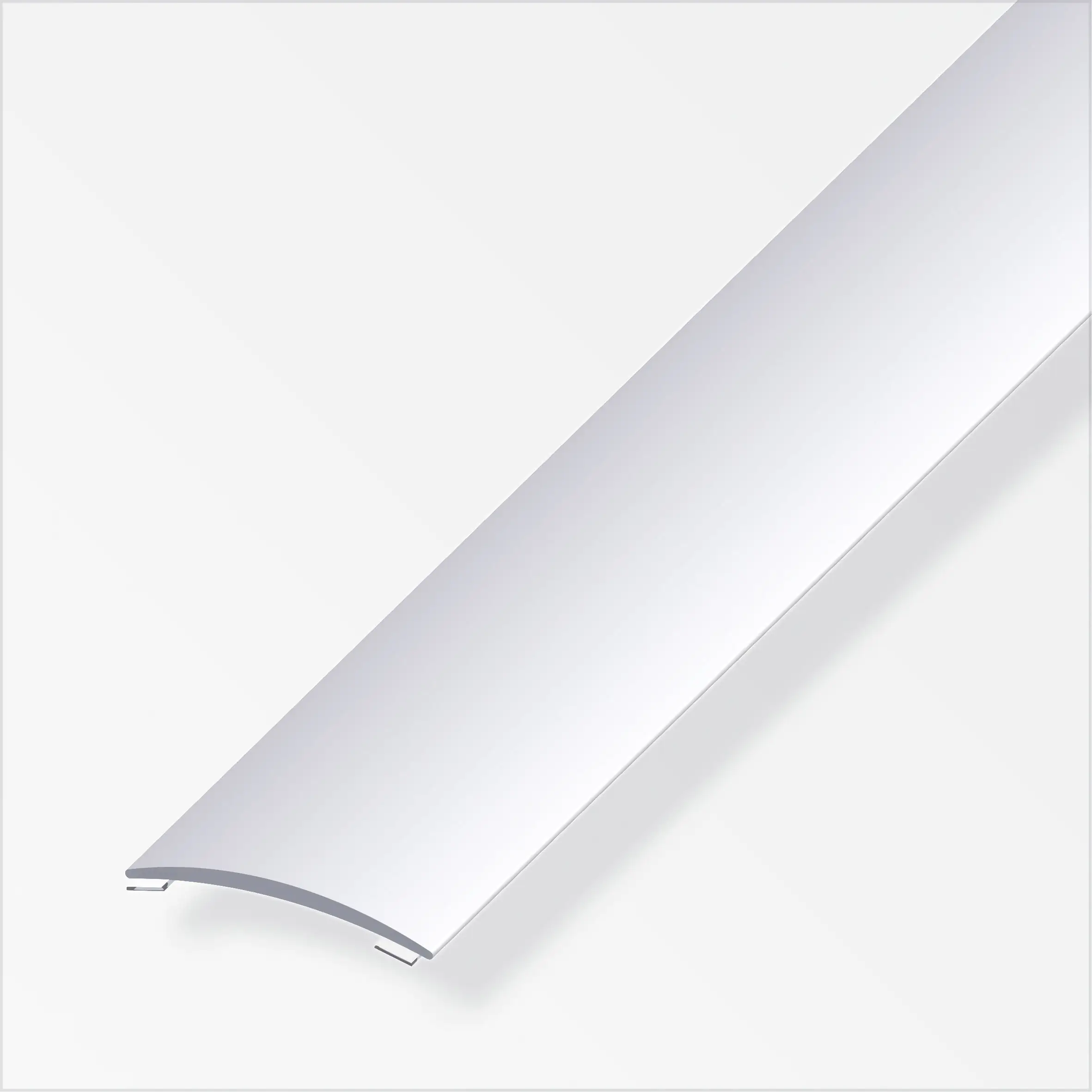 alfer Übergangsprofil 2 m, 40 x 5 mm Aluminium eloxiert silber