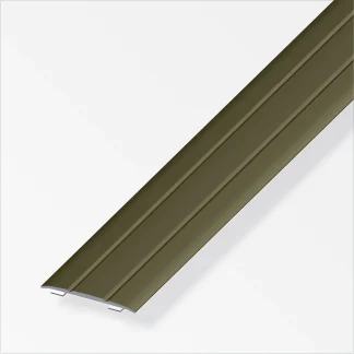 alfer Übergangsprofil 2 m, 37 x 2.5 mm Aluminium eloxiert bronze