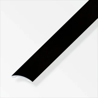 alfer Übergangsprofil 1 m, 20 x 2.5 mm Alu eloxiert schwarz