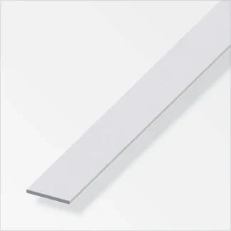 alfer Flachprofil Aluminium eloxiert silber