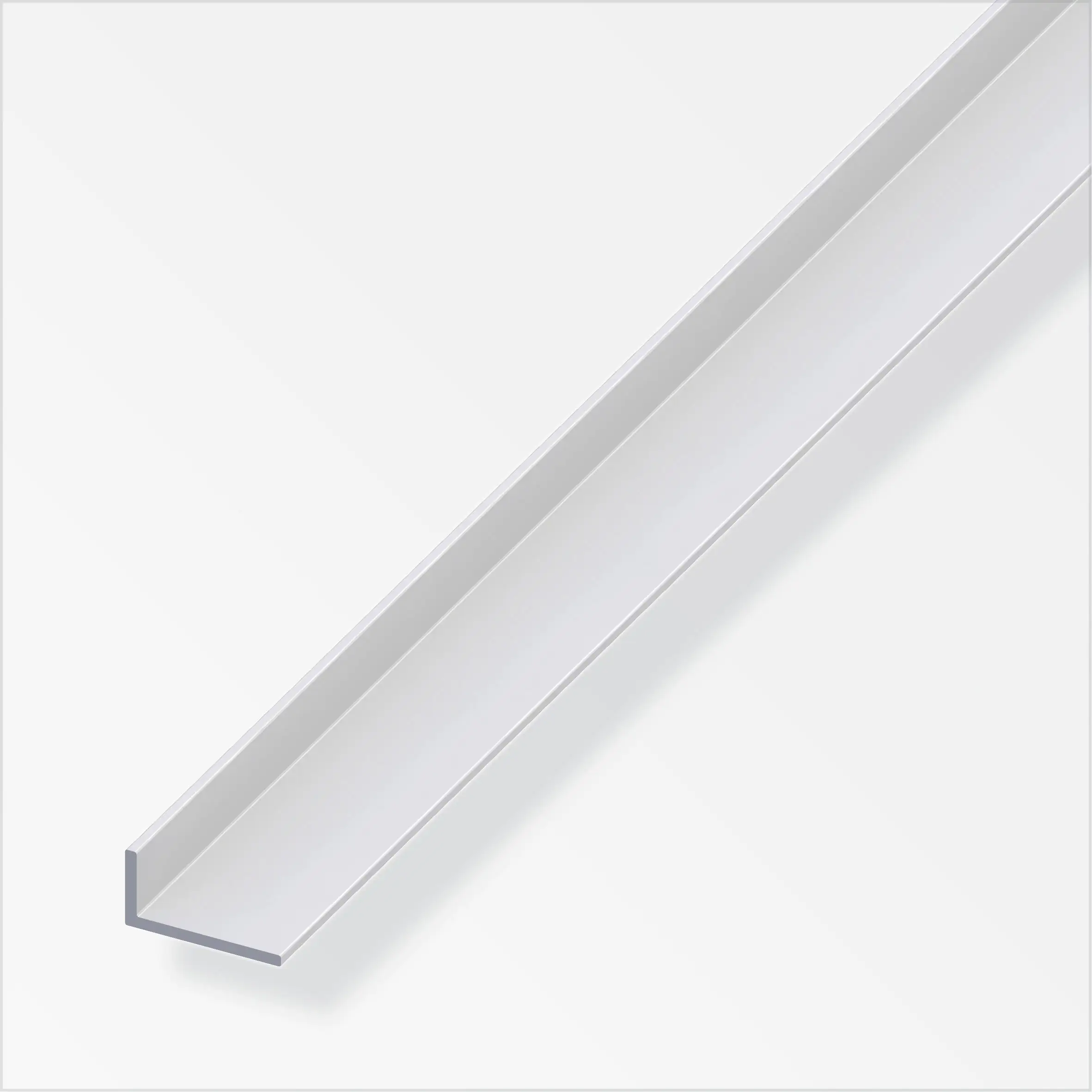 alfer Winkel 1 m, 60 x 25 mm Aluminium eloxiert silber