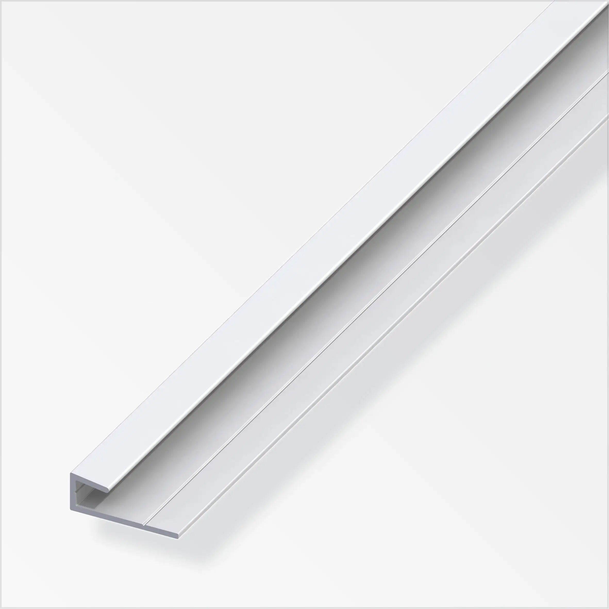 alfer Rahmeneinfass-Profil 1 m, 5.1 x 25 x 1.3 mm Alu eloxiert silber