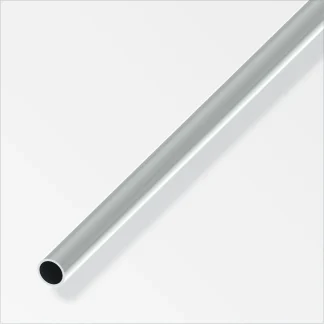 alfer Rundrohr Aluminium eloxiert poliert Chrom-Optik