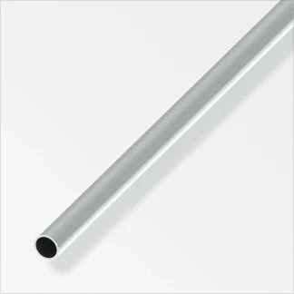 alfer Rundrohr Aluminium eloxiert poliert Chrom-Optik