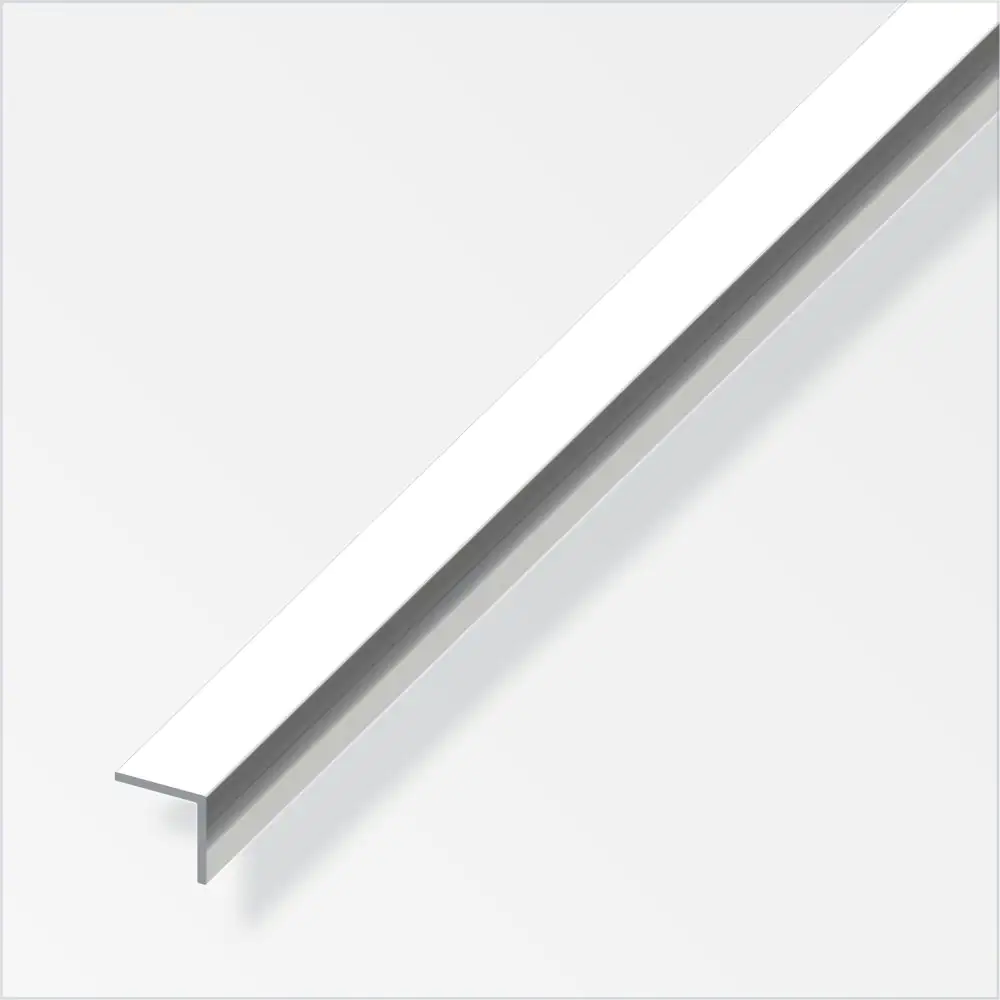 alfer Winkel 1 m, 10 x 10 mm Aluminium eloxiert poliert Chromoptik