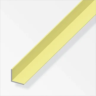 alfer Winkel 1 m, 15 x 15 mm Aluminium eloxiert messing