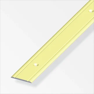 alfer Übergangsprofil 1 m, 30 x 2 mm Aluminium eloxiert messing