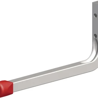 alfer Wandhaken 175 mm 175 x 80 mm Stahl verzinkt Kappe rot