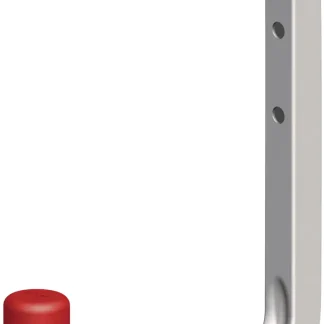 alfer Wand- und Deckenhaken 115 x 160 x 100 mm Stahl verzinkt Kappe rot