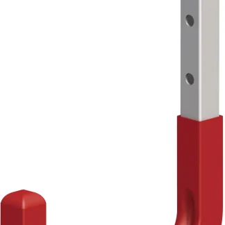 alfer Wand- und Deckenhaken, gummiert 150 x 255 x 155 mm rot gummiert