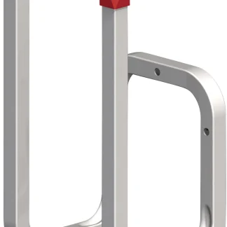 alfer Stiefelhalter 98 mm 98 x 120 x 400 mm Maß D: 98.0 mm verzinkt rot