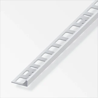 alfer Winkelprofil Aluminium beschichtet grau