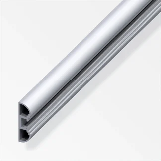 coaxis®-Profil, schmal 2 m, 35.5 x 11 mm Aluminium roh blank