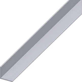 alfer Winkel 2 m, 20 x 20 mm Aluminium roh blank