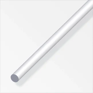 alfer Rundstange Aluminium eloxiert silber