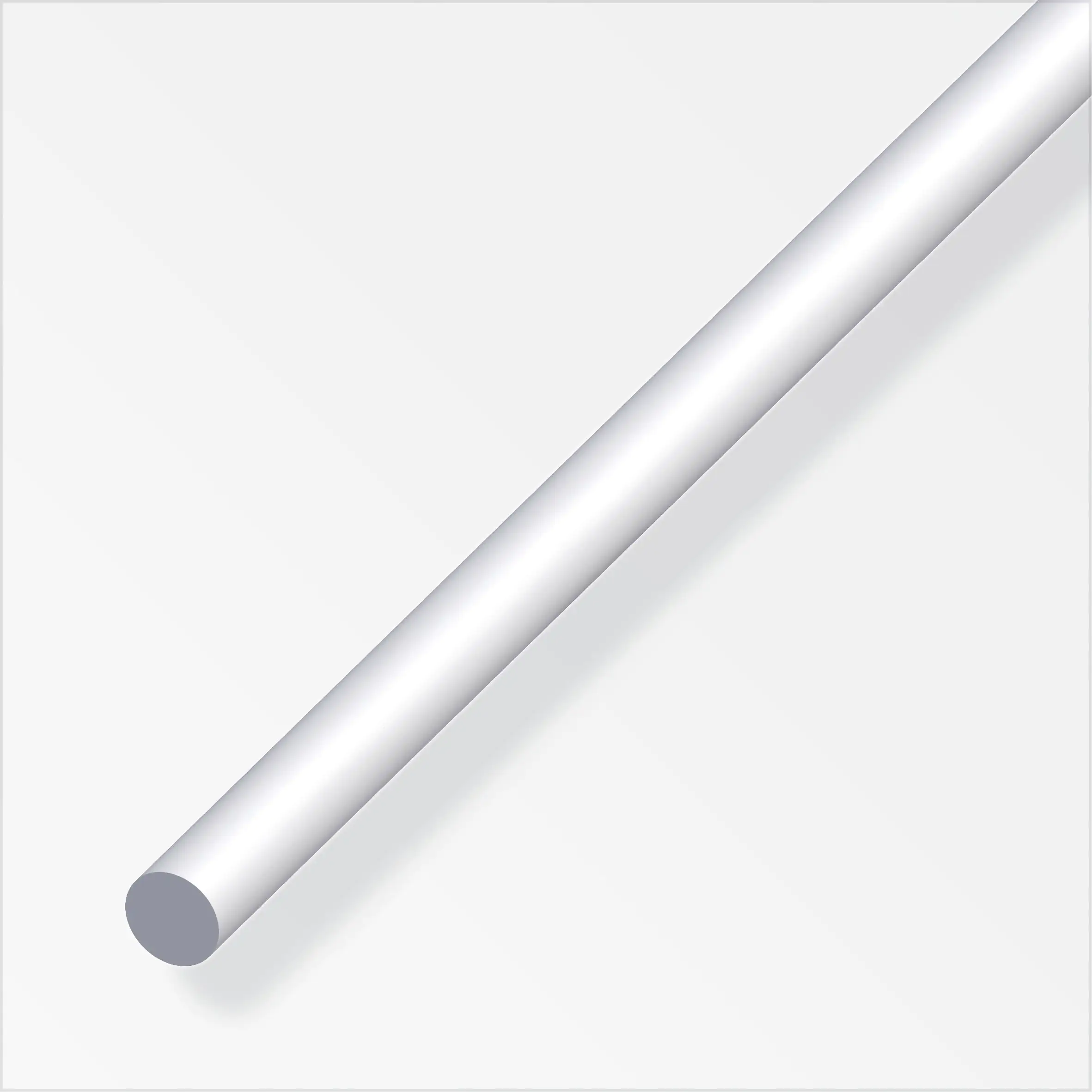 alfer Rundstange Aluminium eloxiert silber