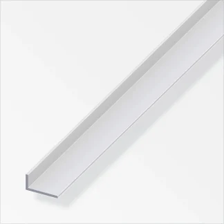 alfer Winkel 2 m, 60 x 25 mm Aluminium eloxiert silber