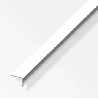 alfer Winkel 2.5 m, 20 x 10 mm Aluminium eloxiert poliert Chromoptik