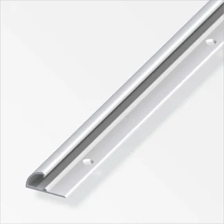 alfer Einfassprofil 2 m, 26 x 13 mm Aluminium eloxiert silber