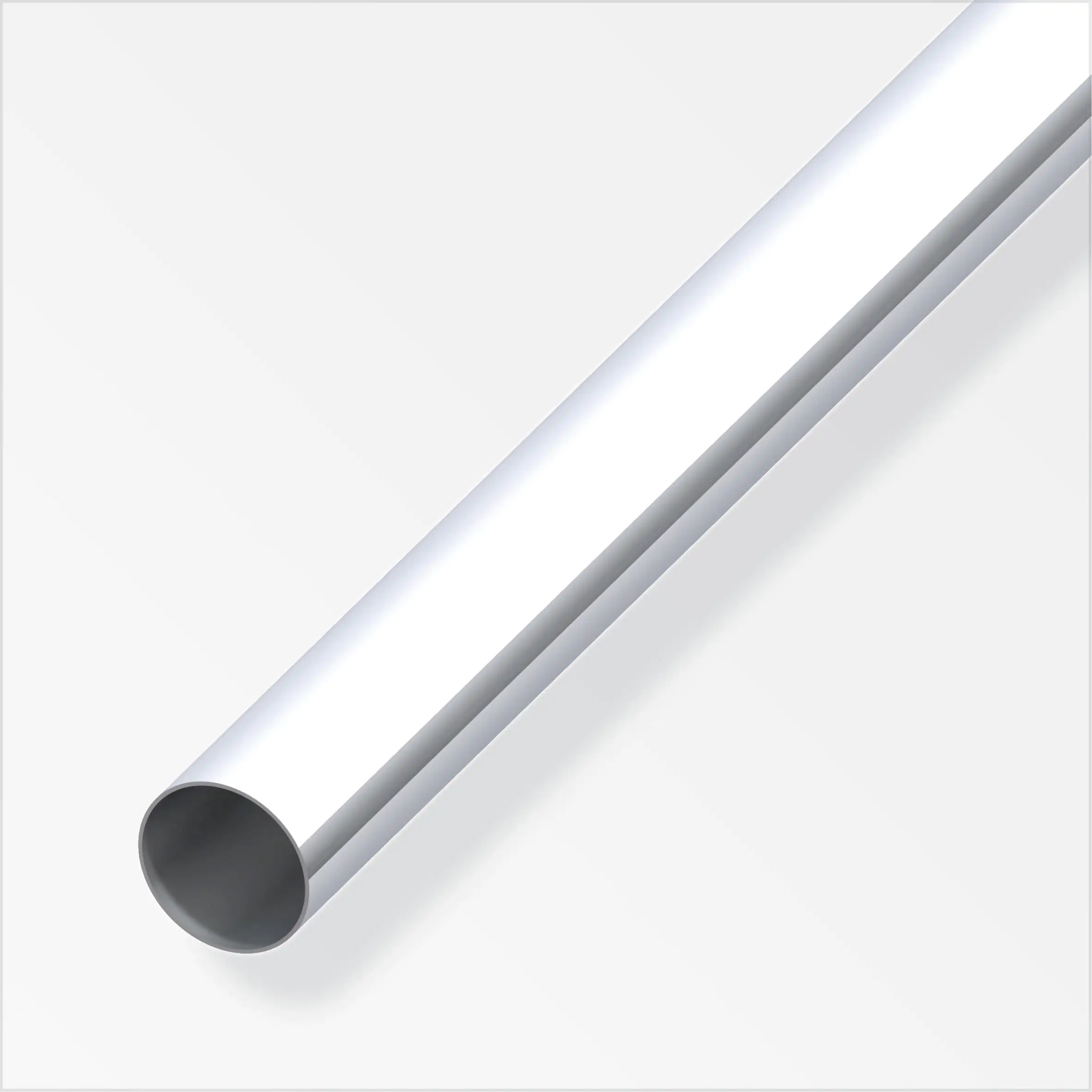 alfer Stahlrohr Chrom-Optik