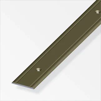 alfer Übergangsprofil 2 m, 30 x 2 mm Aluminium eloxiert bronze