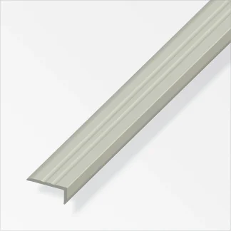 alfer Abschlussprofil 1 m, 25 x 10 mm PVC (Kunststoff) glatt graubeige